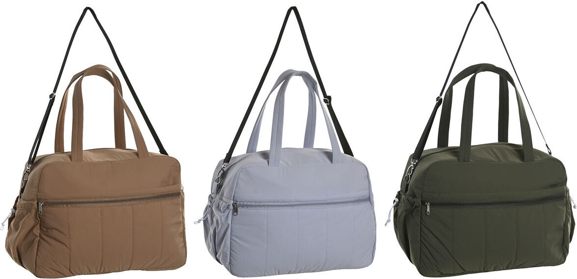 Damen Handtasche Home ESPRIT grün Beige Lila 42 x 19 x 30 cm (3 Stück)