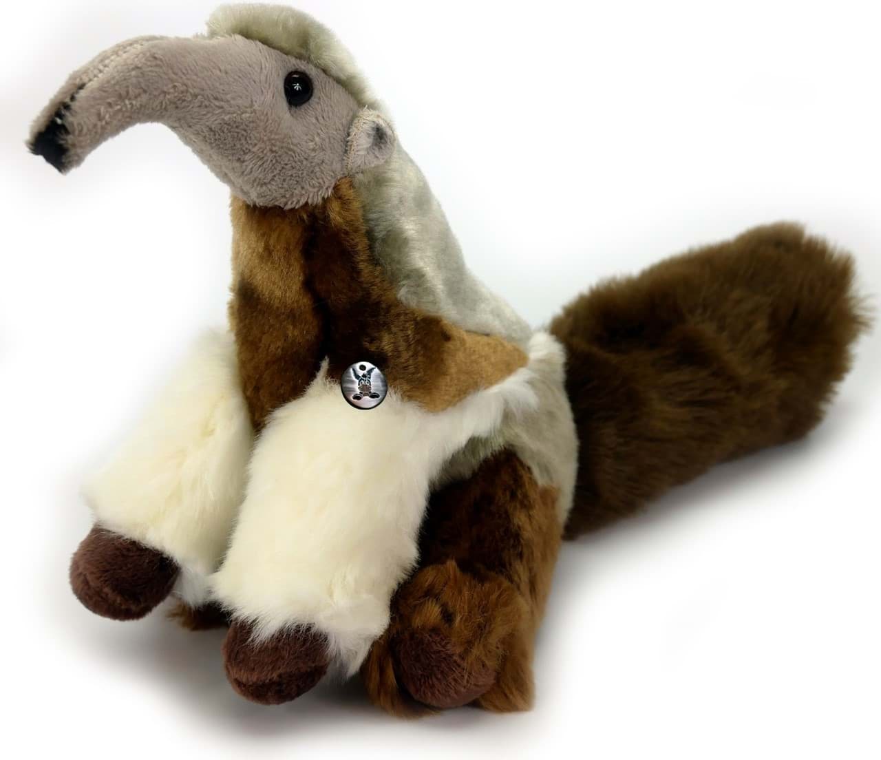 Kuscheltiere*biz Ameisenbär Kuscheltier Tier Plüschtier sitzend Wildtier ZANA KT51636