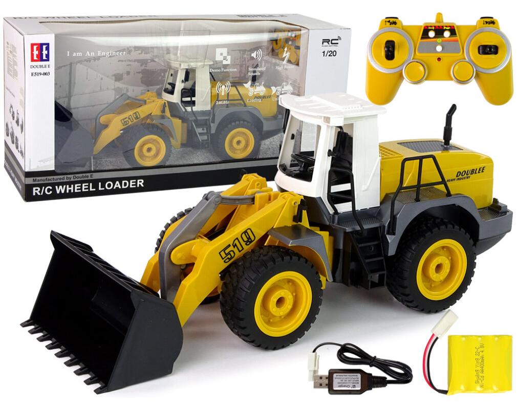 One Global Trade Ferngesteuerter Baggerlader R/C 1:20 mit Hubarm