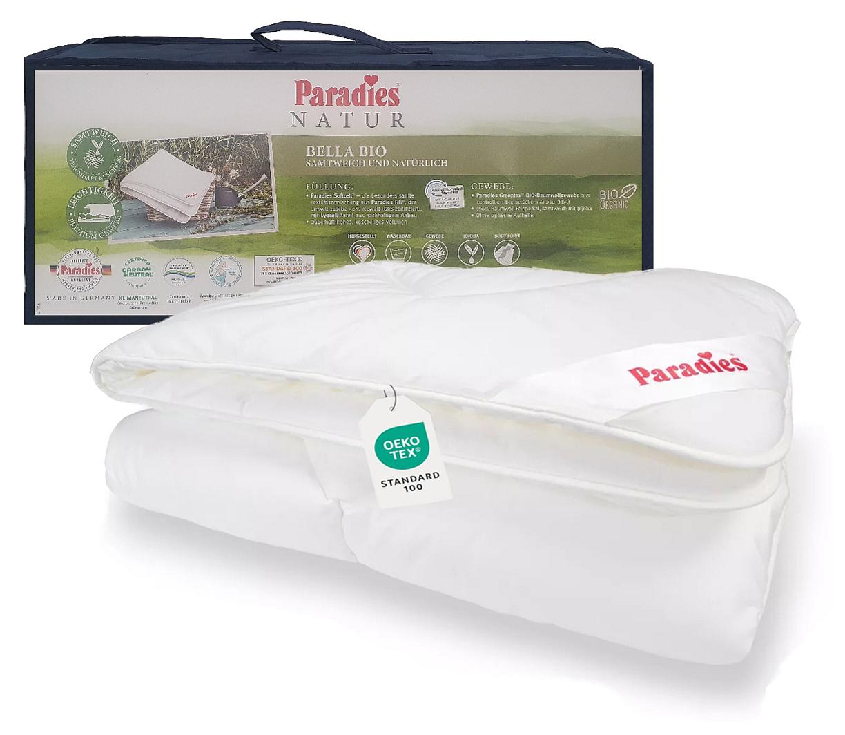 Paradies Sommer Bettdecke Bella Bio sommerleicht Sommerdecke 135x200
