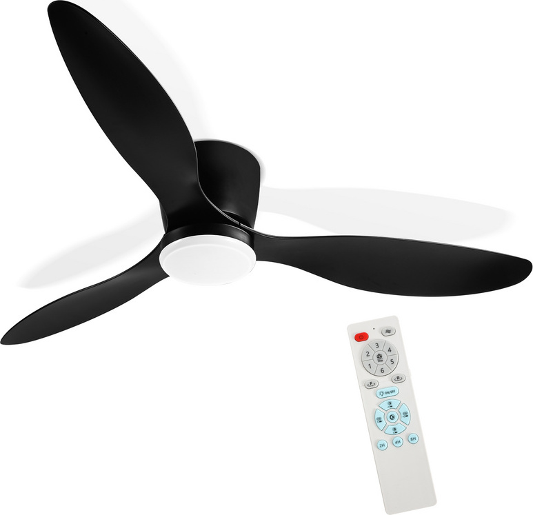 Ventilateur de plafond avec éclairage 80W, 6 Vitesse de vent réglable Ventilateur de plafond avec éclairage 80W, 6 Vitesse de vent réglable