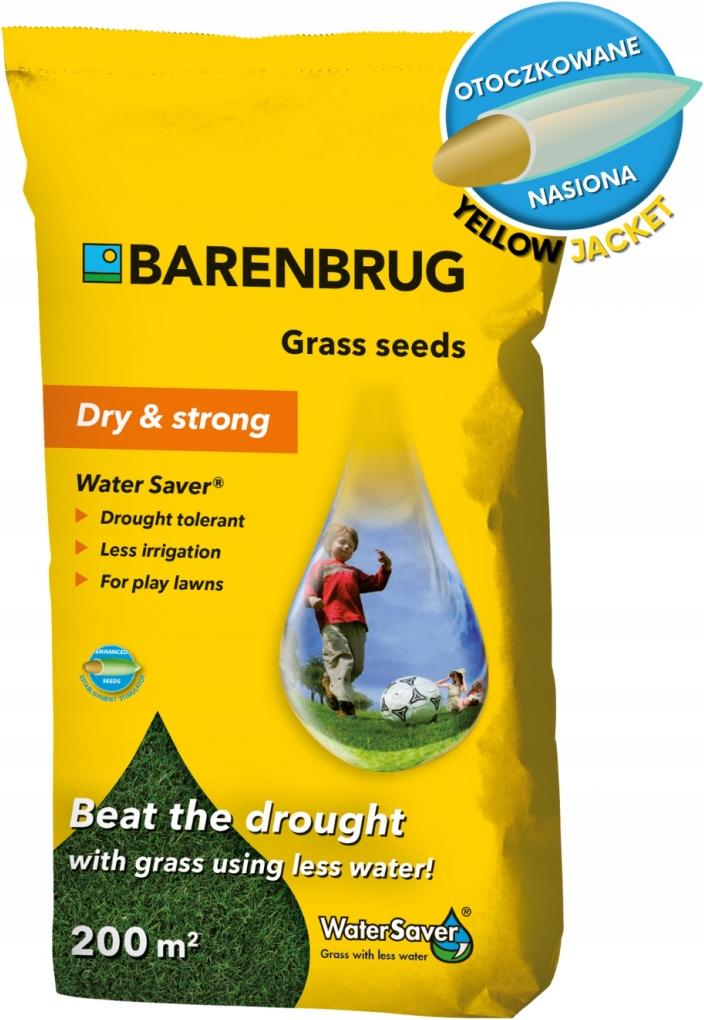Barenbrug Gras Wassersparer 5kg für trockene Gebiete Beschichtete Samen