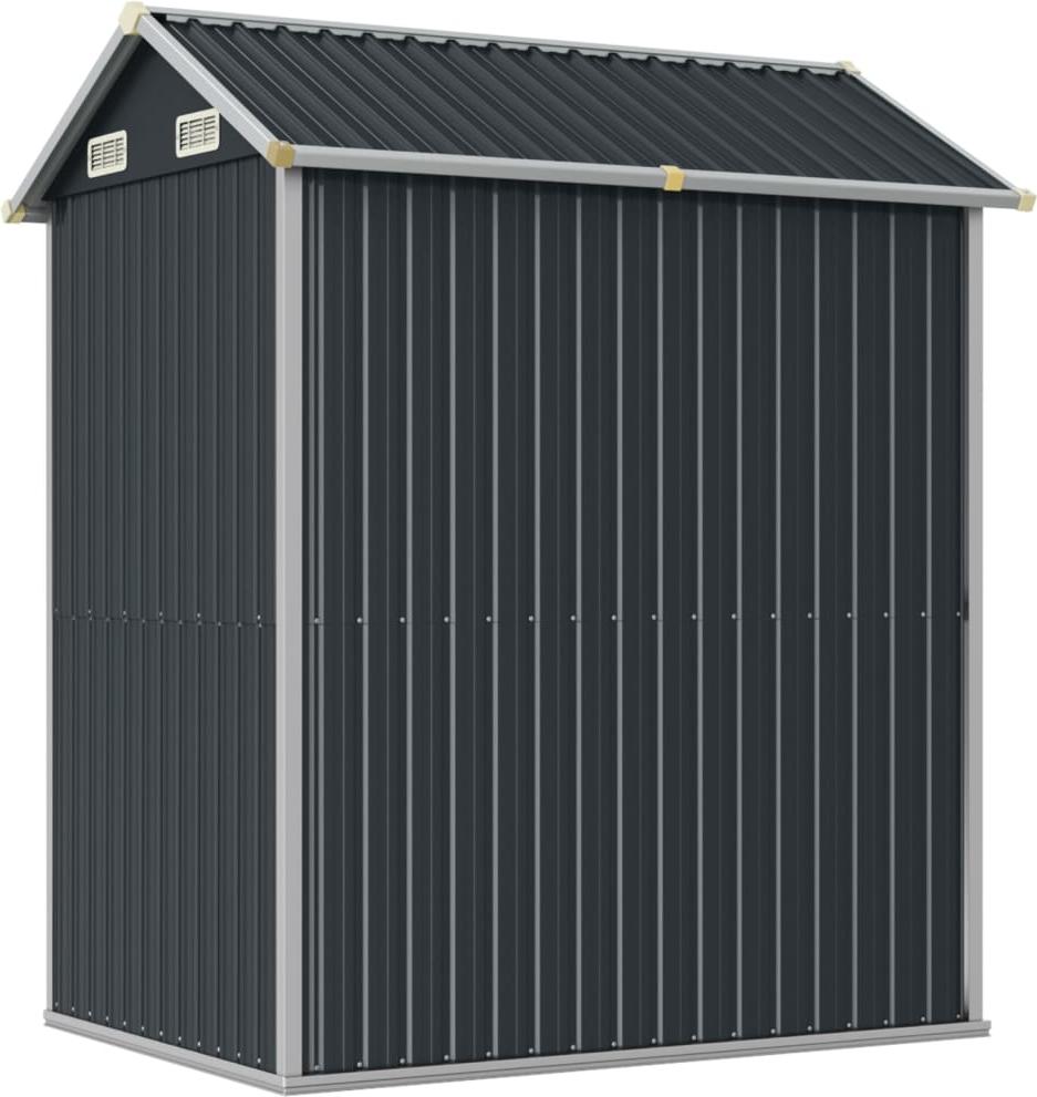 vidaXL Záhradný prístrešok antracit 192x152,5x237 cm Pozinkovaná oceľ