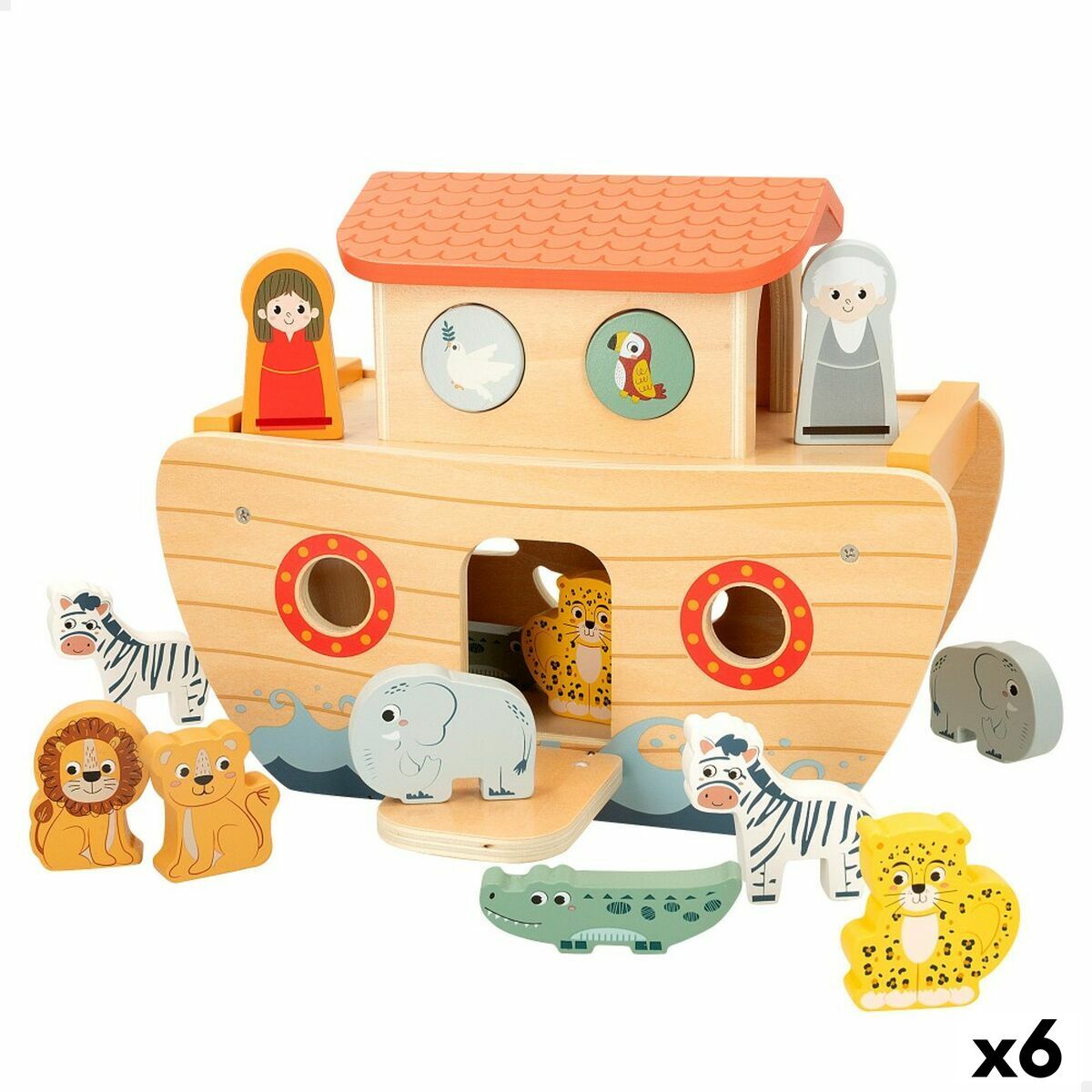 Pop Pulse Emporium Baby-Spielzeug Woomax tiere (6 Stück)
