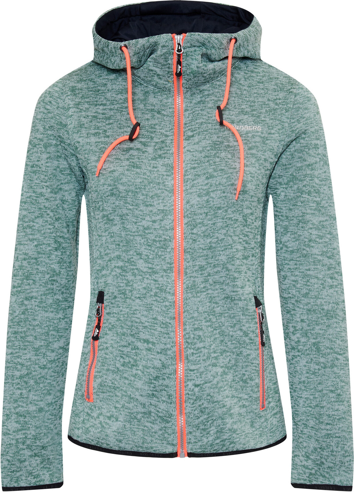 Nordberg Elise Fleece Weste - Damen - grüne Mischung - Größe XL ELISE-GN-XL