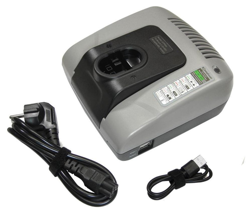 Trade-Shop Ladegerät 7,2V-24V Ni-MH Ni-Cd kompatibel mit Bosch 207335263 207335275 20733519 20733599 20733511 20733555 2073359 207335264 207335998 180885600