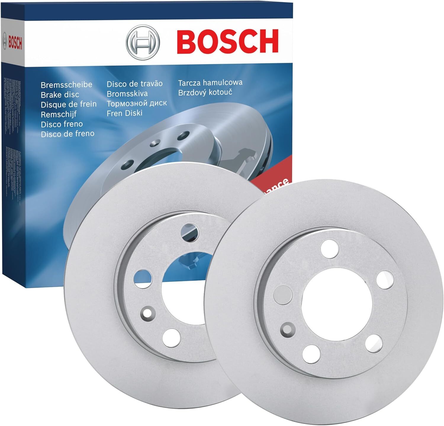 Bosch BD767 Bremsscheiben - ECE-R90 - zwei Bremsscheiben pro Set