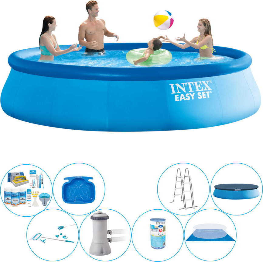 Bazén Super Deal - Intex Easy Set Rund 457x107 cm