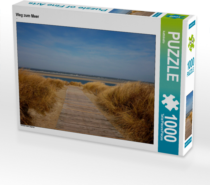Calvendo Weg zum Meer 1000 Teile Puzzle quer 640x480mm, CALVENDO; 7304817