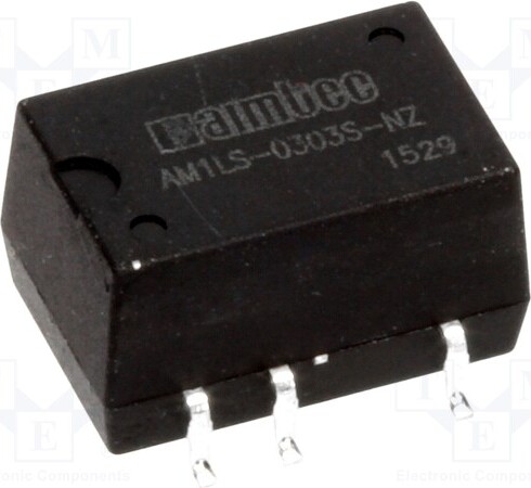 TNE 1x Wandler: DC/DC 1W UEing: 4,5÷5,5V 5VDC SMD IAusg: 200mA 1,5g AM1LS-0505S-NZ DC/DC _1GH_AM1LS-0505S-NZ