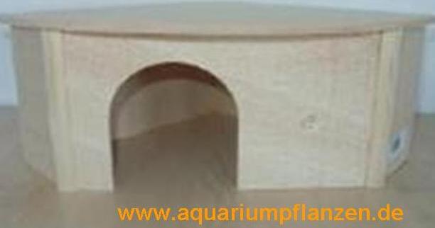 Mühlan Wasserpflanzen 3 x Zwerghasen Eckhaus, Hütte, Häuschen, Zwerghase 1612