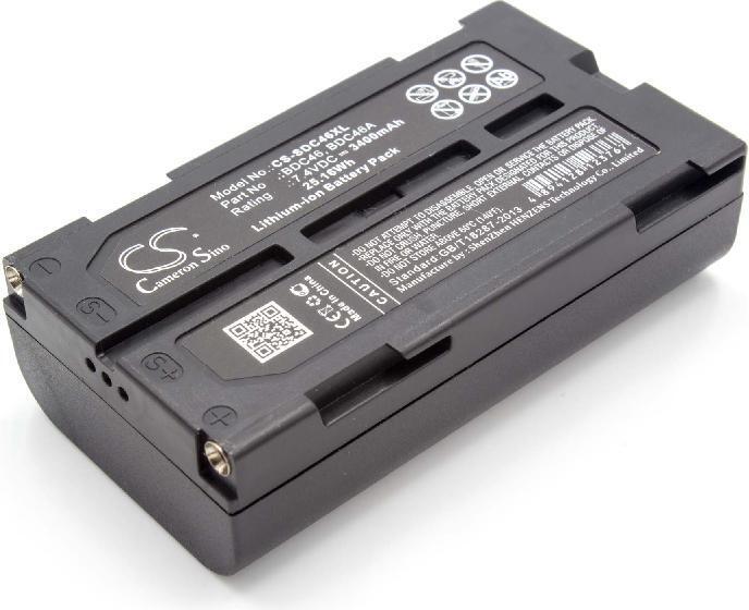 vhbw Akku kompatibel mit Sokkia LDT520 Laser Digital Theodolite, GRS-1 Mobile GIS Mapping System Messgerät (3400 mAh, 7,4 V, Li-Ion)