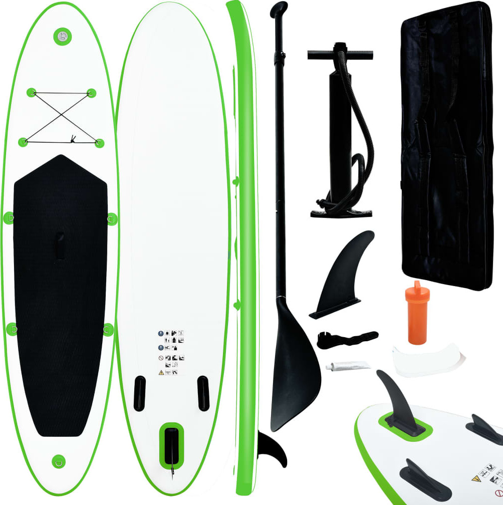 Nafukovací Stand up paddleboard, zeleno biely