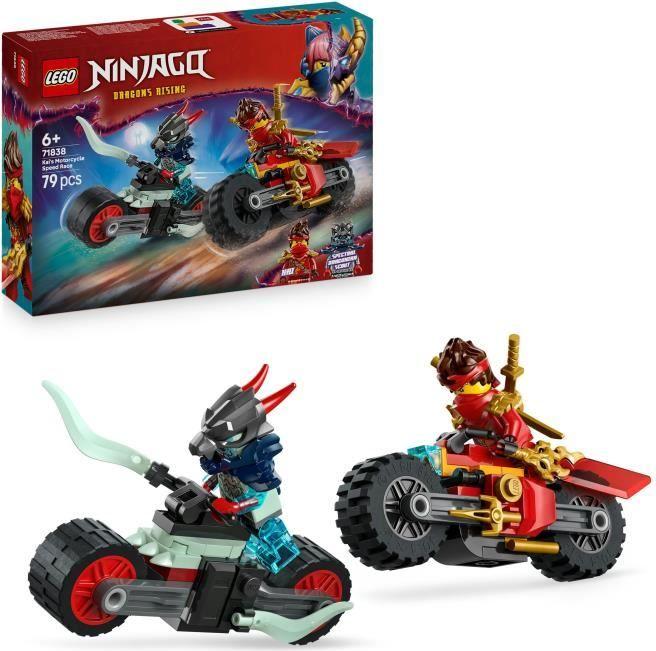 LEGO Ninjago Kai Et La Course De Motos, stavebnice, 71838, 79 dielov, vhodné pre chlapcov od 6 rokov