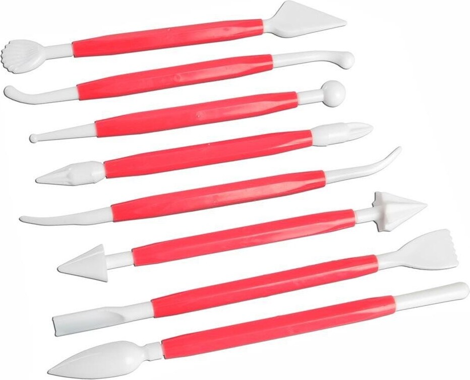 Orion Dekorierspatel Stäbchen zum Dekorieren von Torten 8 Stück