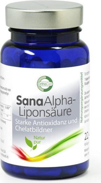 SanaCare SanaAlpha-Liponsäure – R-Alpha-Liponsäure 90 Kapseln