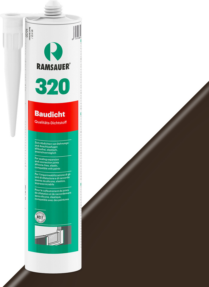 Ramsauer GmbH&Co.KG Ramsauer 320 Baudicht 1K Hybrid Dichtstoff 310ml Kartusche bronce 3100305