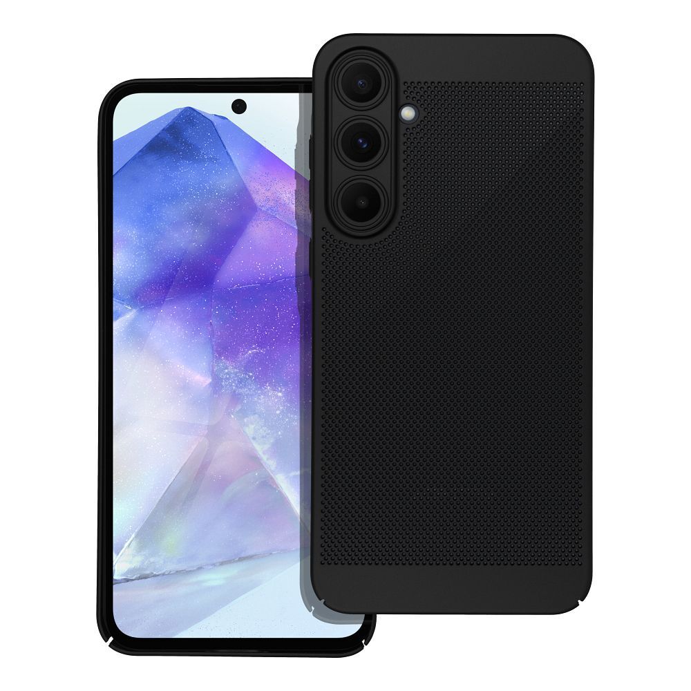 BREEZY puzdro na mobilný telefón vhodné pre SAMSUNG A55 5G čierne