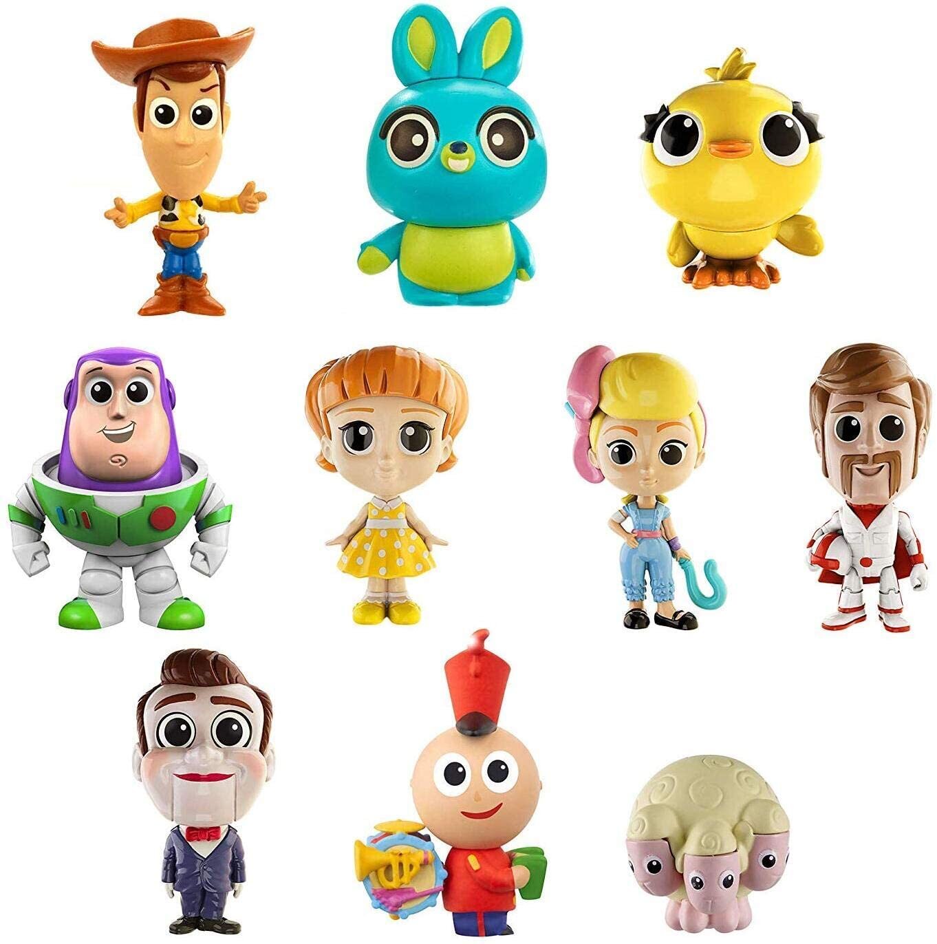 Mattel Toy Story 4 Figuren 10er Pack Spielfiguren Minifigur Minis Spielzeug Fanartikel GCY86