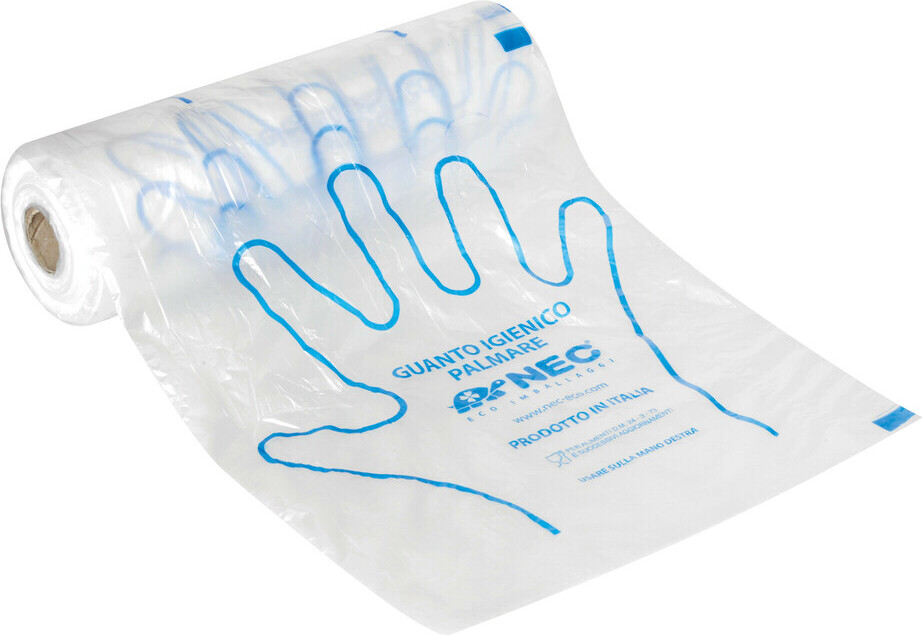 LAMPA Rolle mit 500 PET-Einweg-Handschutzbeuteln 71388