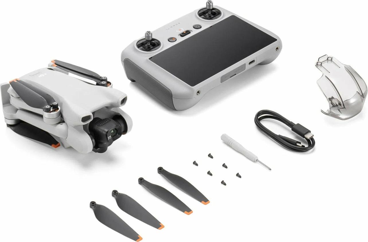 DJI Mini 3 RC Drohne Grau Weiß 48MP 4K HDR mit Funksteuerung CP.MA.00000780.01