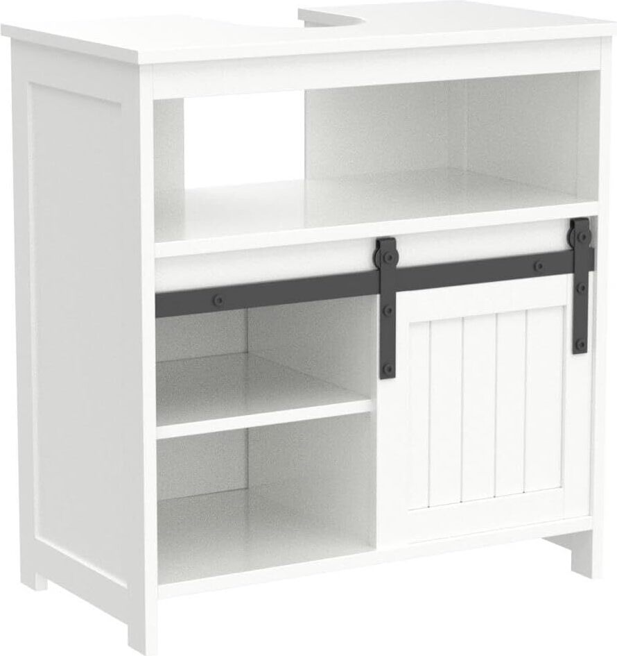 SoBuy Waschbeckenunterschrank - Waschbeckenunterschrank - Badezimmerschrank unter Waschbecken - Waschbeckenunterschrank - Waschbeckenunterschrank