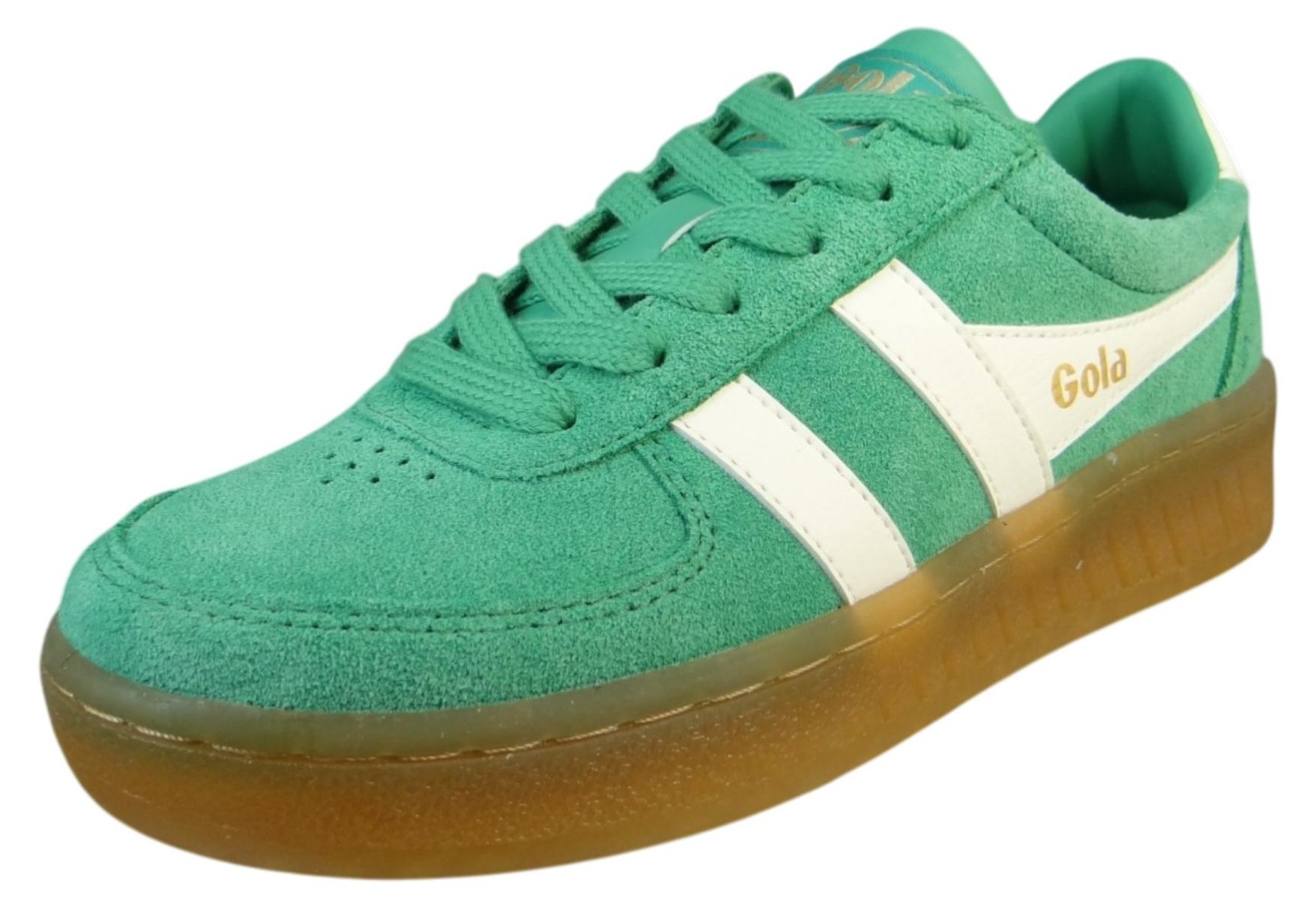 Gola Damen Low Sneaker Grandslam Suede CLA589 Low Top CLA589 Grün