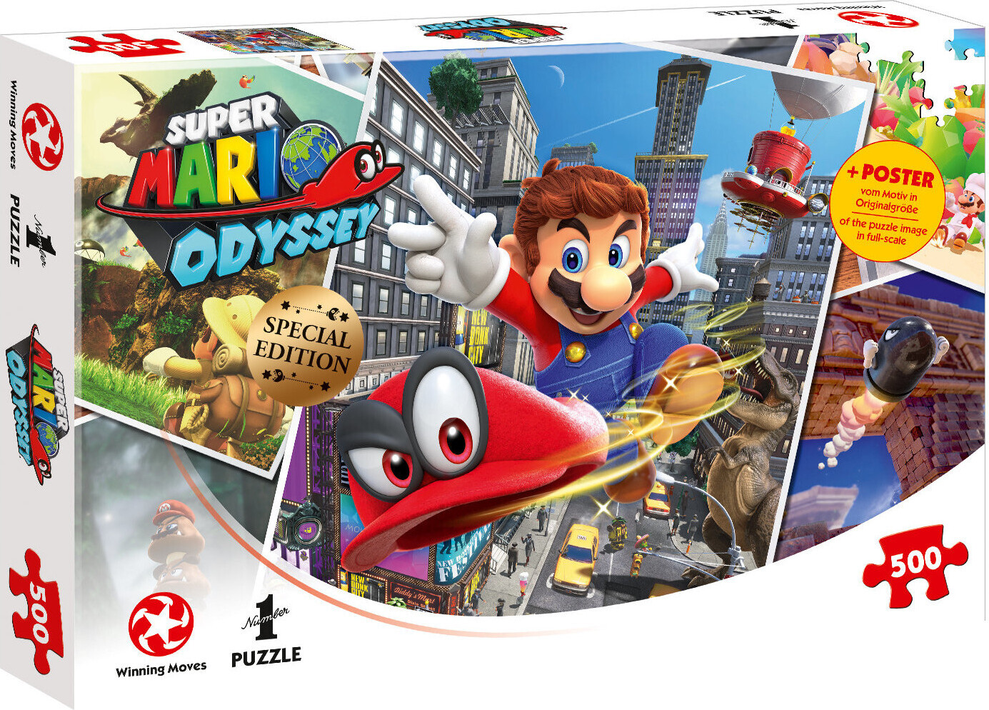 Puzzle Super Mario Odyssey World Traveler 500 Teile 48 x 34