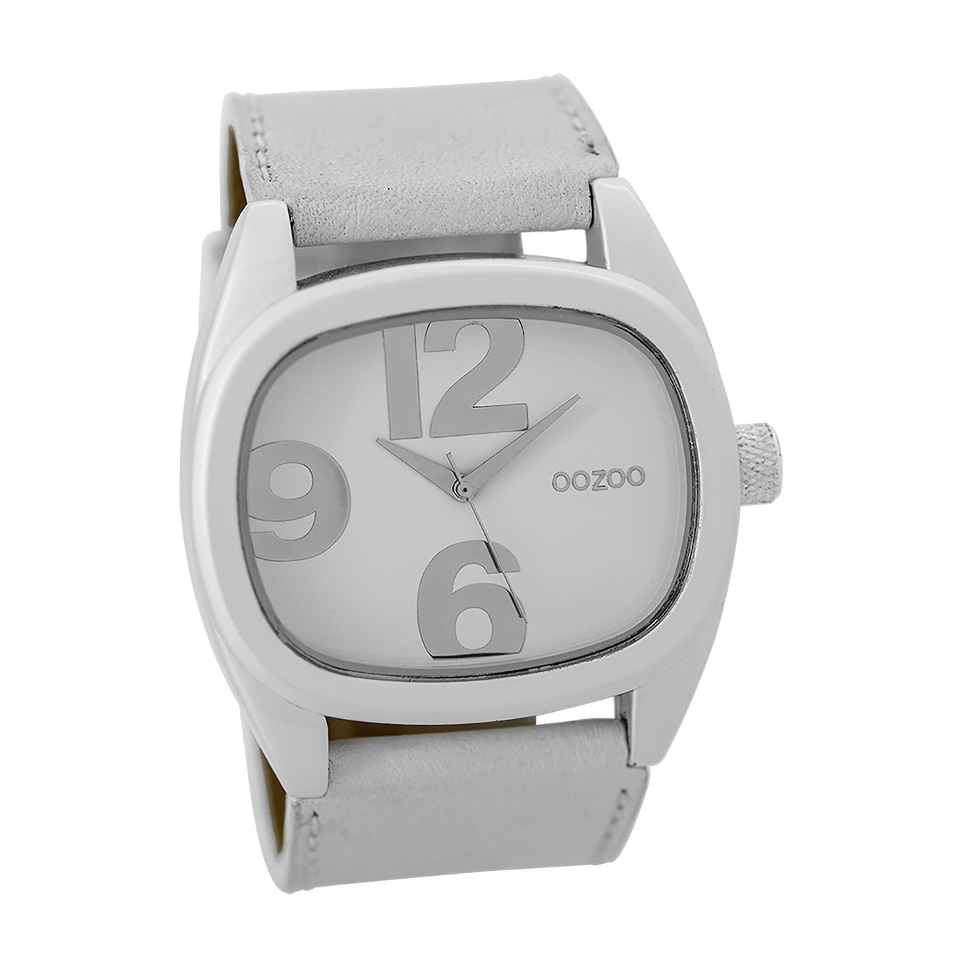 Oozoo dámske hodinky Hodinky analógové kožené biele D2UOC2700A