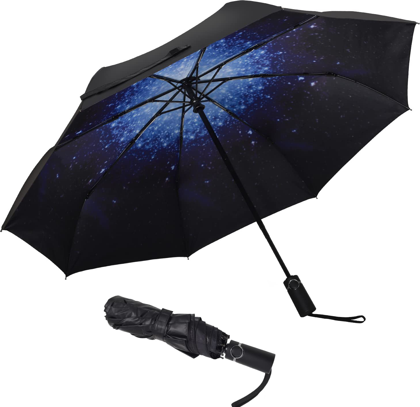 Crrynuo Regenschirm Sturmfest,Umbrella,Ergonomischer Griff KAU-XY-UN-231025-69