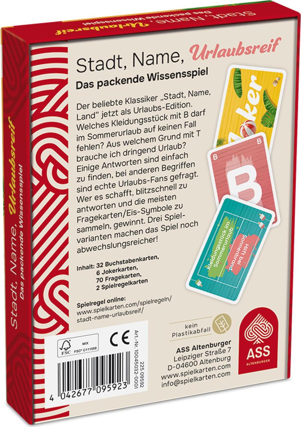 Sonstige Verlage Stadt, Name, Urlaubsreif 10045032-0001