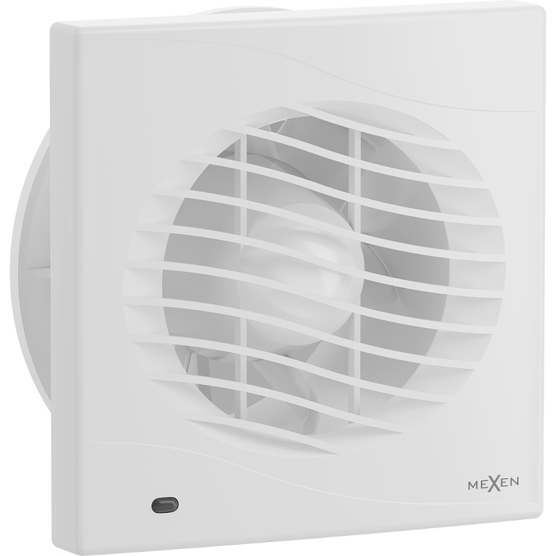 Mexen DXS 120 kúpeľňový ventilátor so senzorom pohybu, Časovač, Biela - W9603-125-00