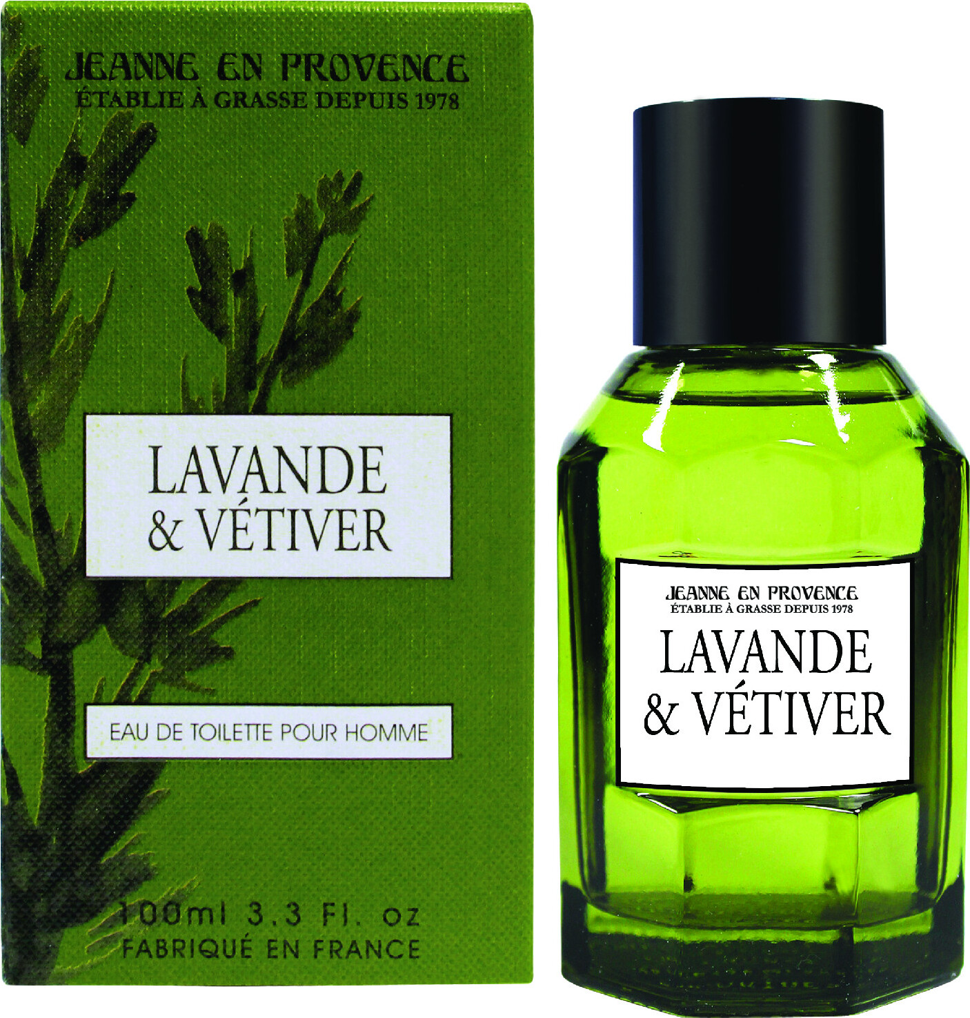 Jeanne en Provence Pánska toaletná voda EDT - Levanduľa a citrónová tráva, 100ml