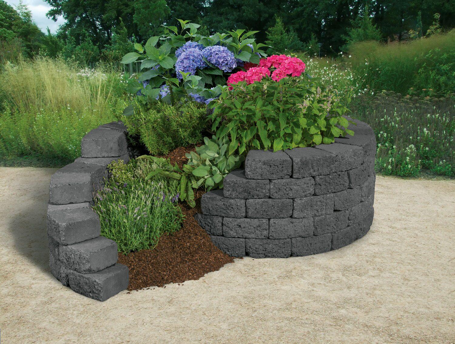 Diephaus Gestaltungselemente Garten RISO SCHNECKE BASALT 000000000007001089