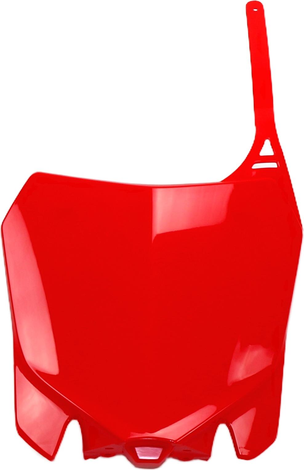 Startnummerntafel UFO PLAST Verkleidung Frontnummerntafel, Farbe:rot OEM 00-26 UFO-HO04656-070