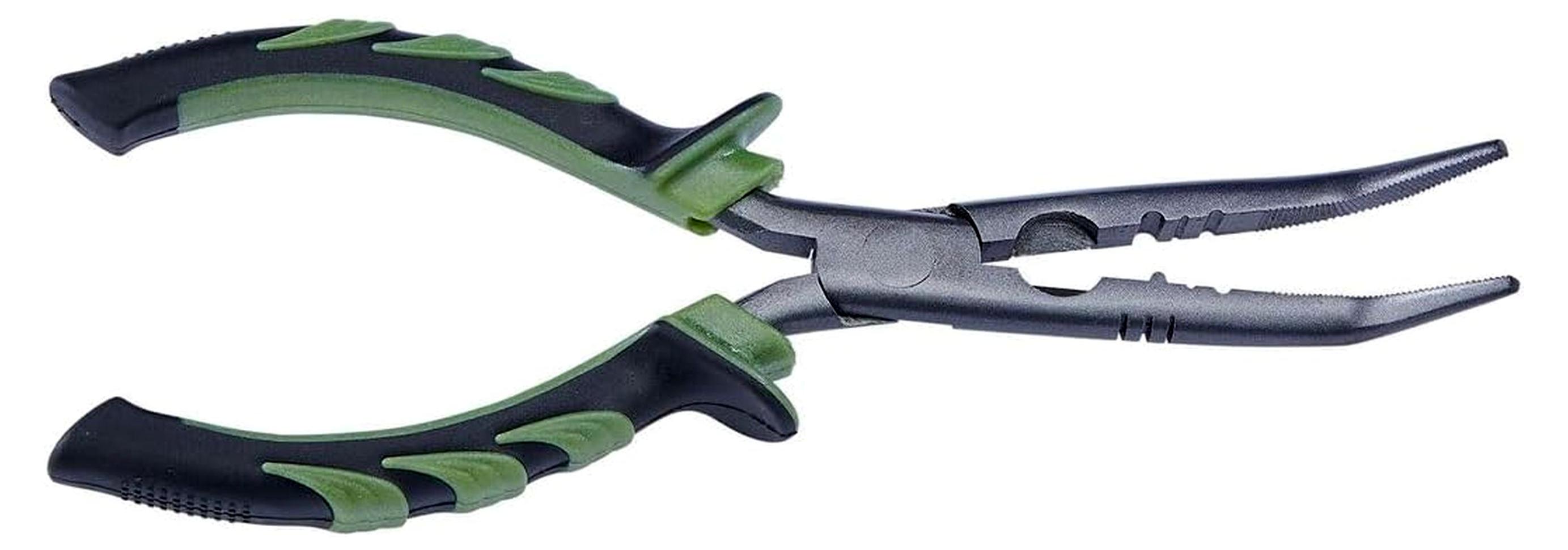 Markenlos Universalzange gebogen 22,5 cm - Angelzange, Zange zum Angeln, Lösezange