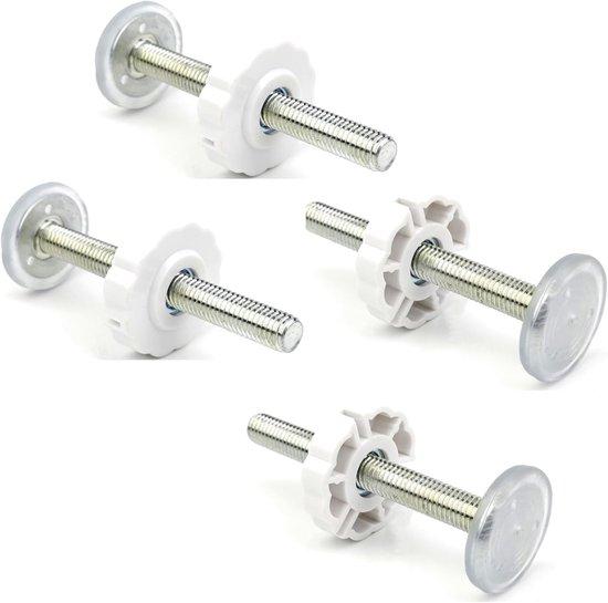 OEM Sicherheitsset für Treppe-Heckenschutz mit Klemmverbindung - 4-teiliges M10-Sicherheitsnetz, Kinderdrehknopf für Hunde- und Babysicherheit, Erweiterung ohne Bohrer (weiß, 10 cm) 2026