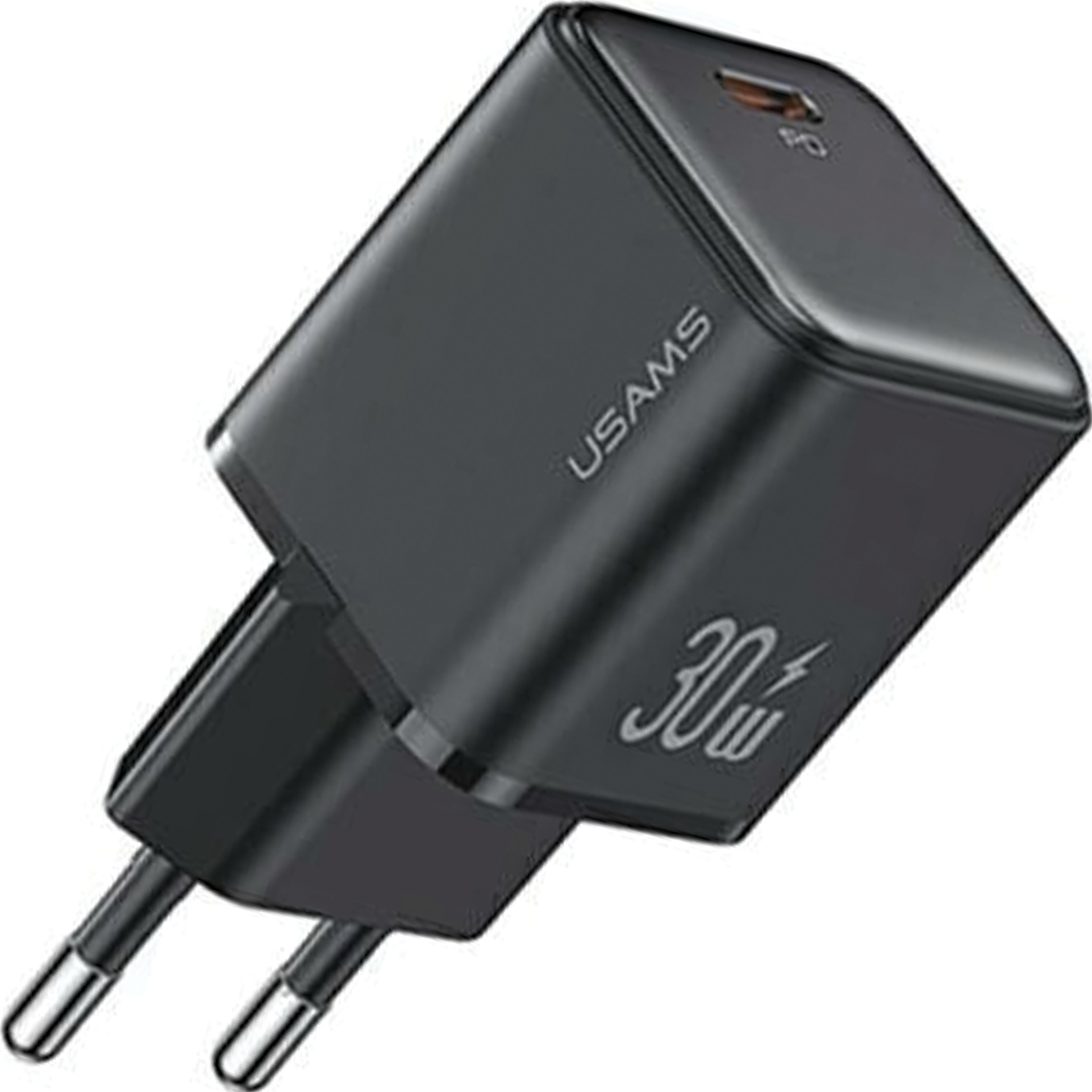 Usams Charging USB-C PD 3.0 30W Fast Charging black CC186TC01