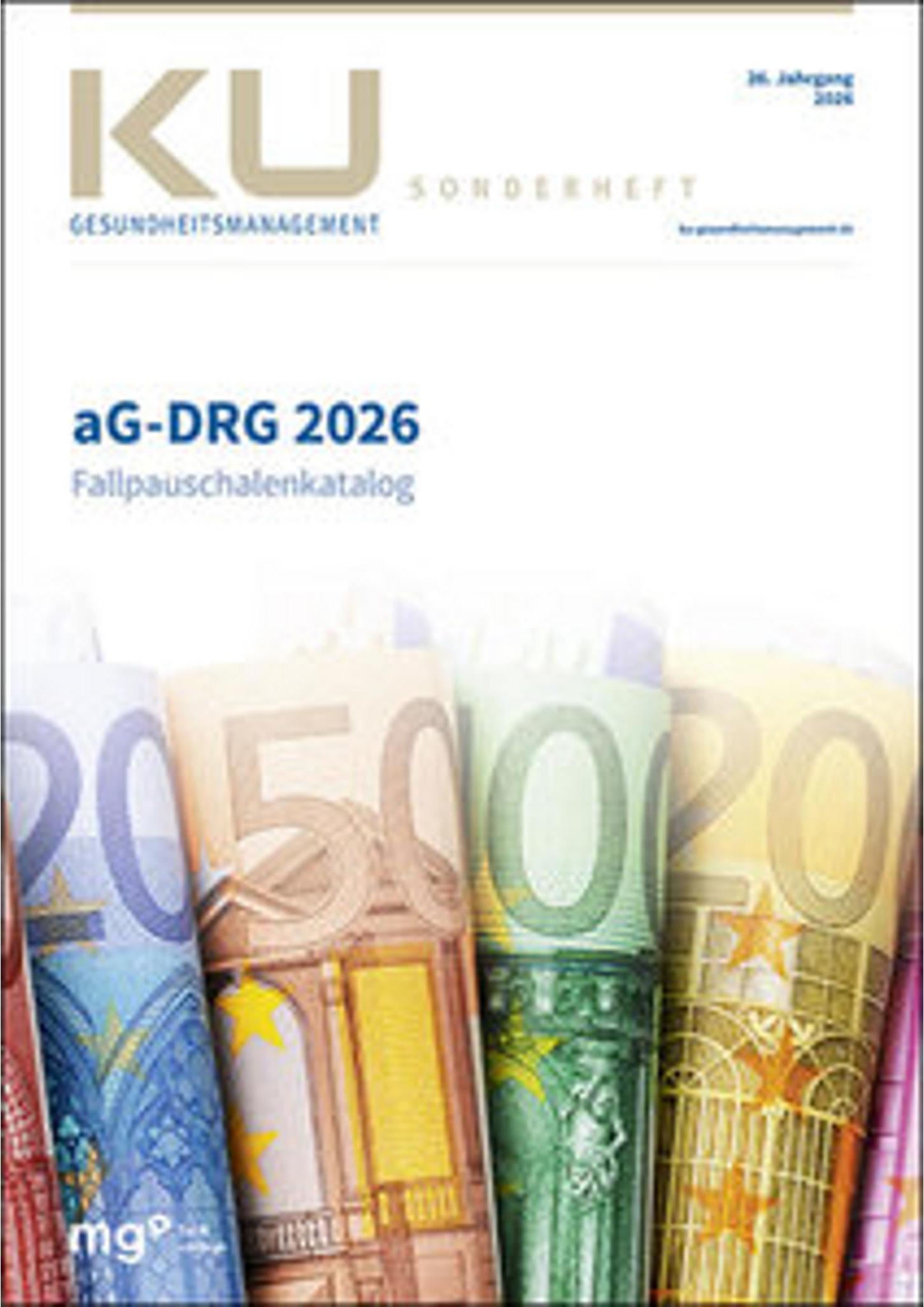 Mgo Fachverlage aG-DRG Fallpauschalenkatalog 2026 32552593_9783964748447