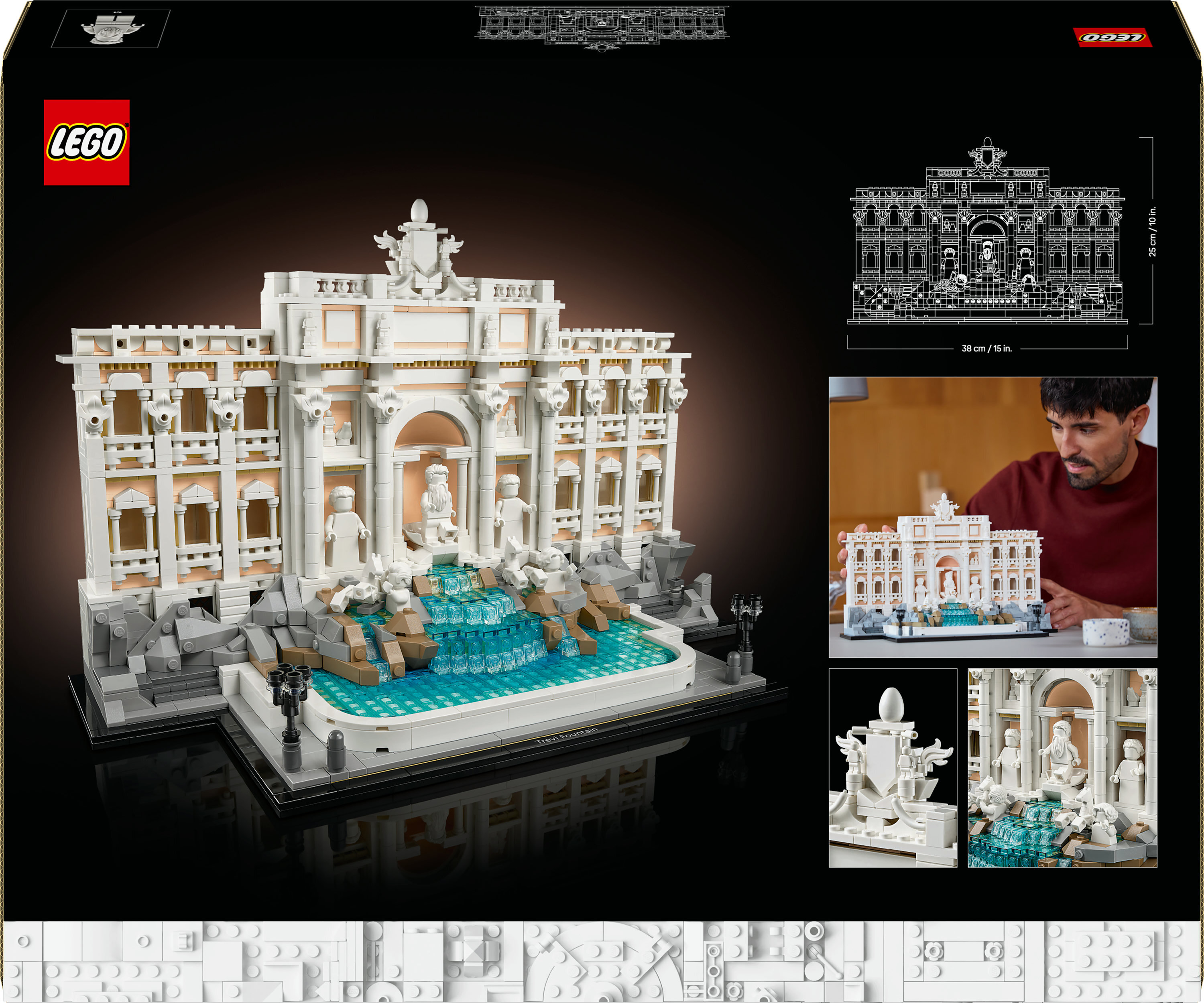 LEGO Architecture 21062 Fontána di Trevi