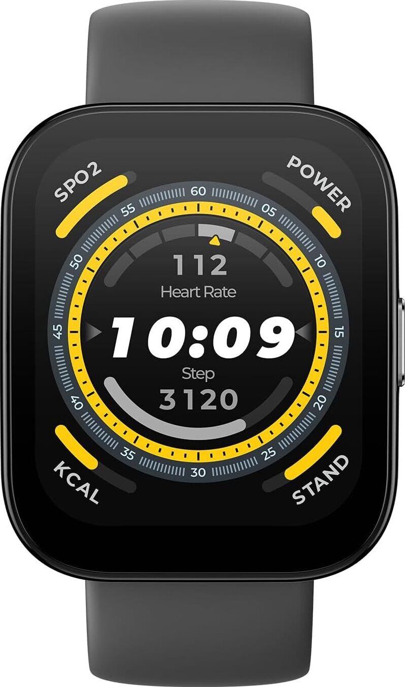 amazfit Smartwatch mit Herzfrequenz, 1,91 Zoll Display mit 120 Sportmodi, Bluetooth-Anruf, GPS & 4 Satelliten-Positionierungssystemen, Alexa, SpO2 Monitor