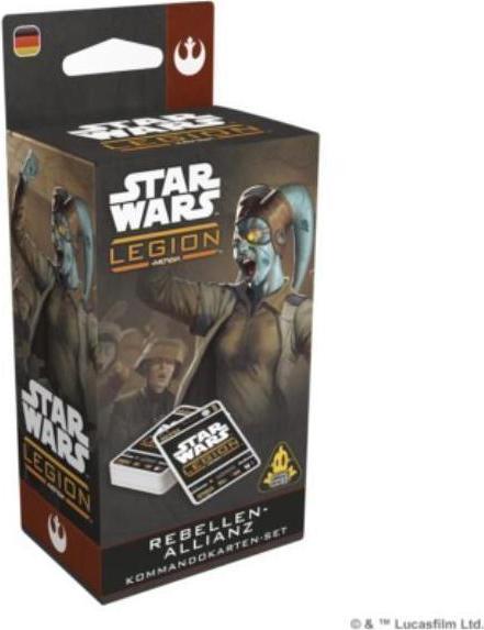 Atomic Mass Games Star Wars Legion – Rebellenallianz Kommandokarten-Set AMGD1225