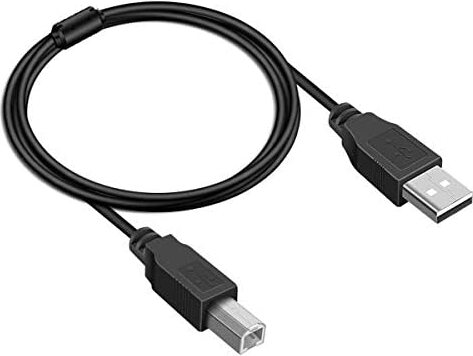 System-S USB Typ A auf USB Typ B Kabel mit Ferritkern 9m extra lang