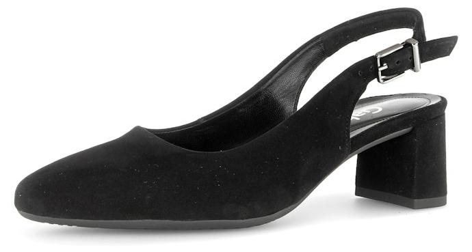 Gabor Damen Sling-Pumps aus echtem Leder mit spitzer Schuhspitze und Fersenriemen