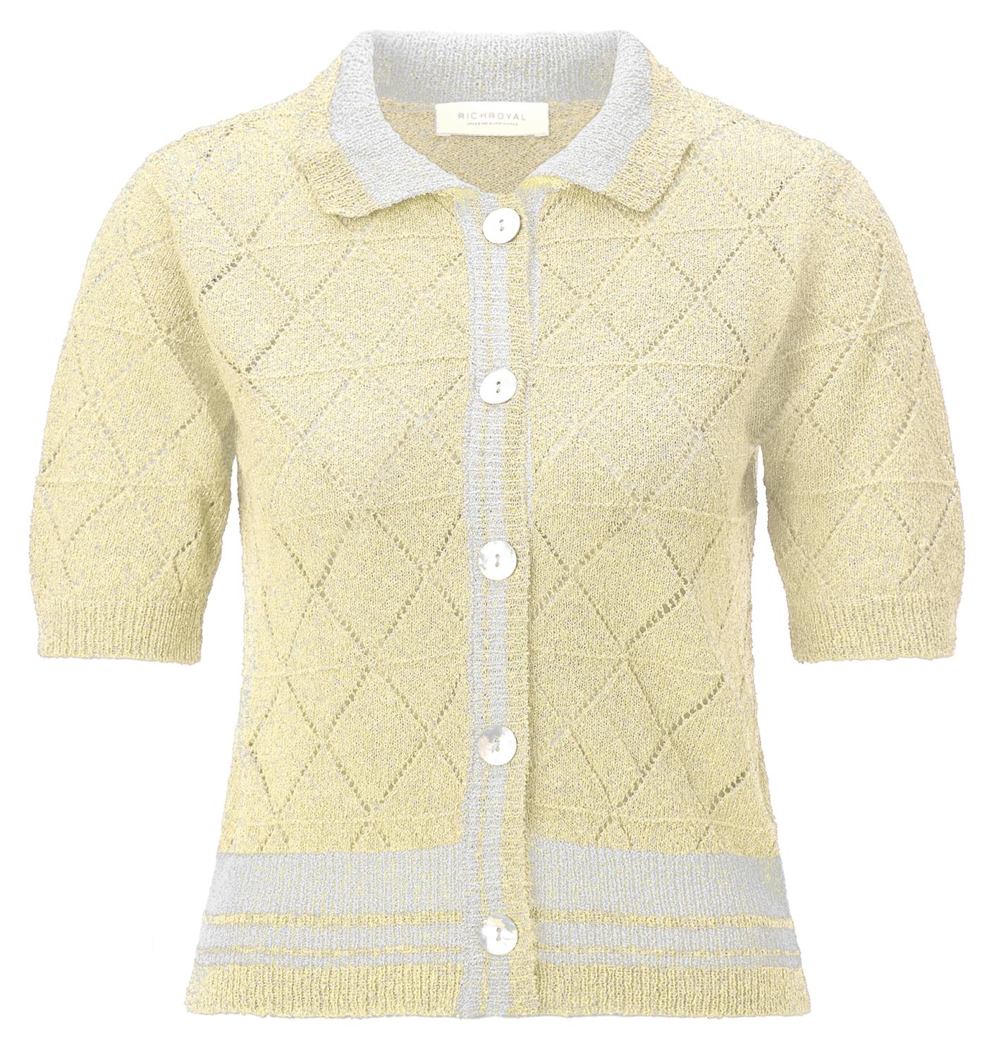 rich&royal Rich & Royal (4) Short SLVS button down soft butter soft butter S 2604-130