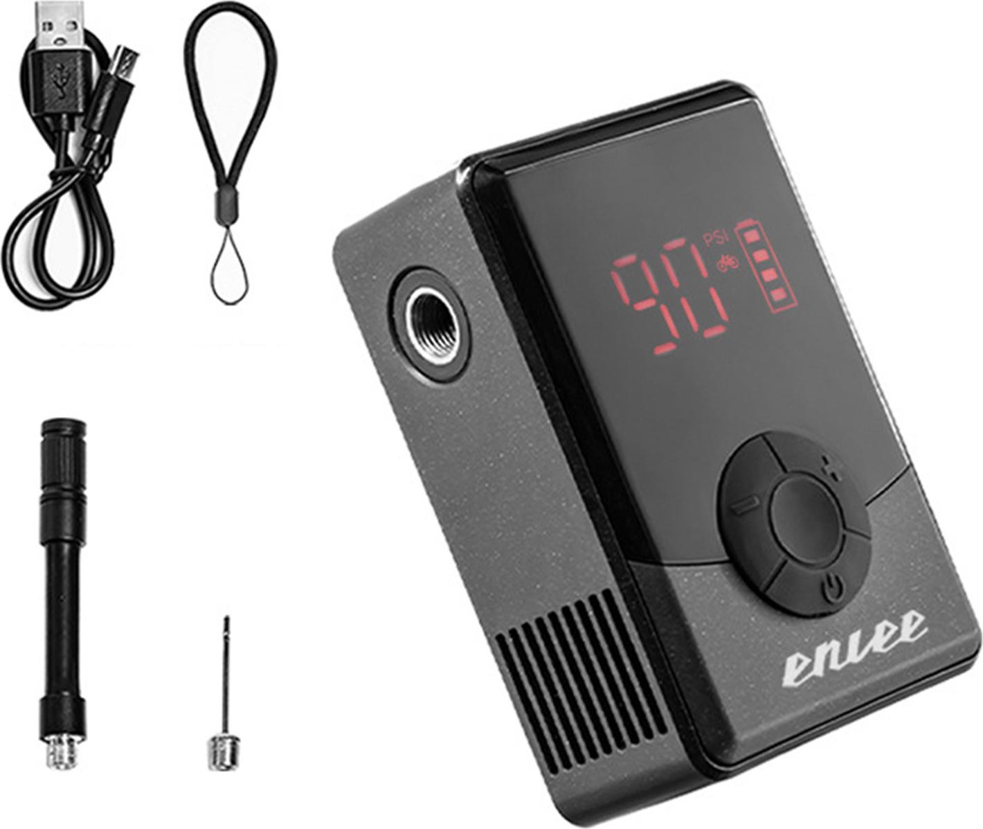 Cyklistická pumpa na pneumatiky s digitálnym tlakovým displejom Prenosná elektrická inflátorka pre motocykle bicykle gule