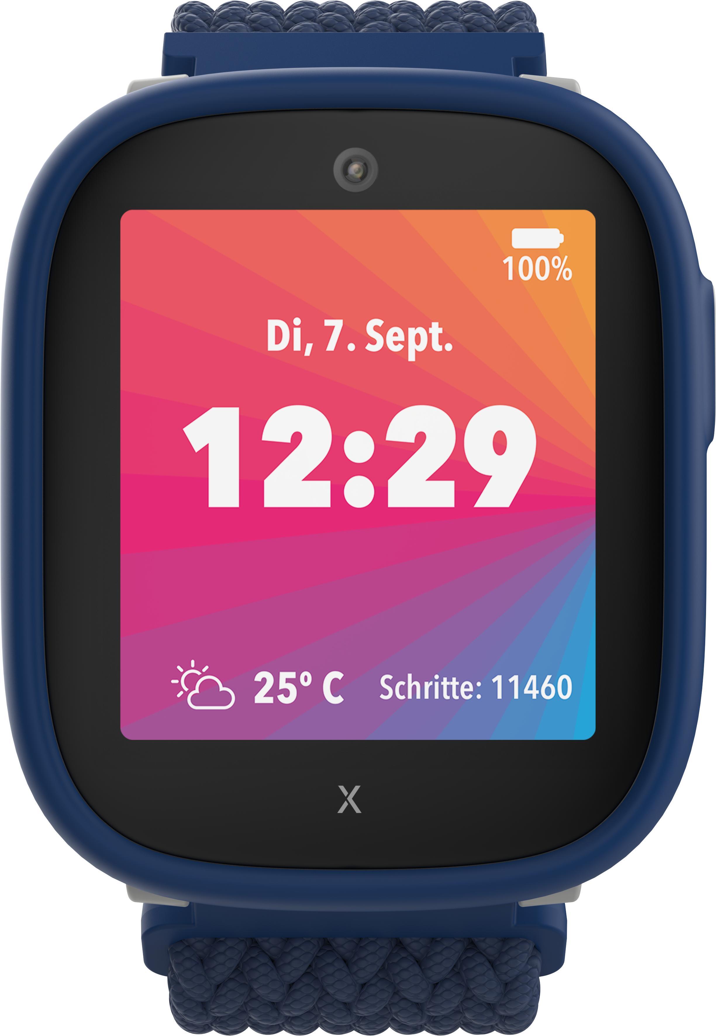 Xplora X6Play, 3,86 cm (1.52"), TFT, Touchscreen, 8 GB, GPS, 56 g X6-2GL-SF-BLUE