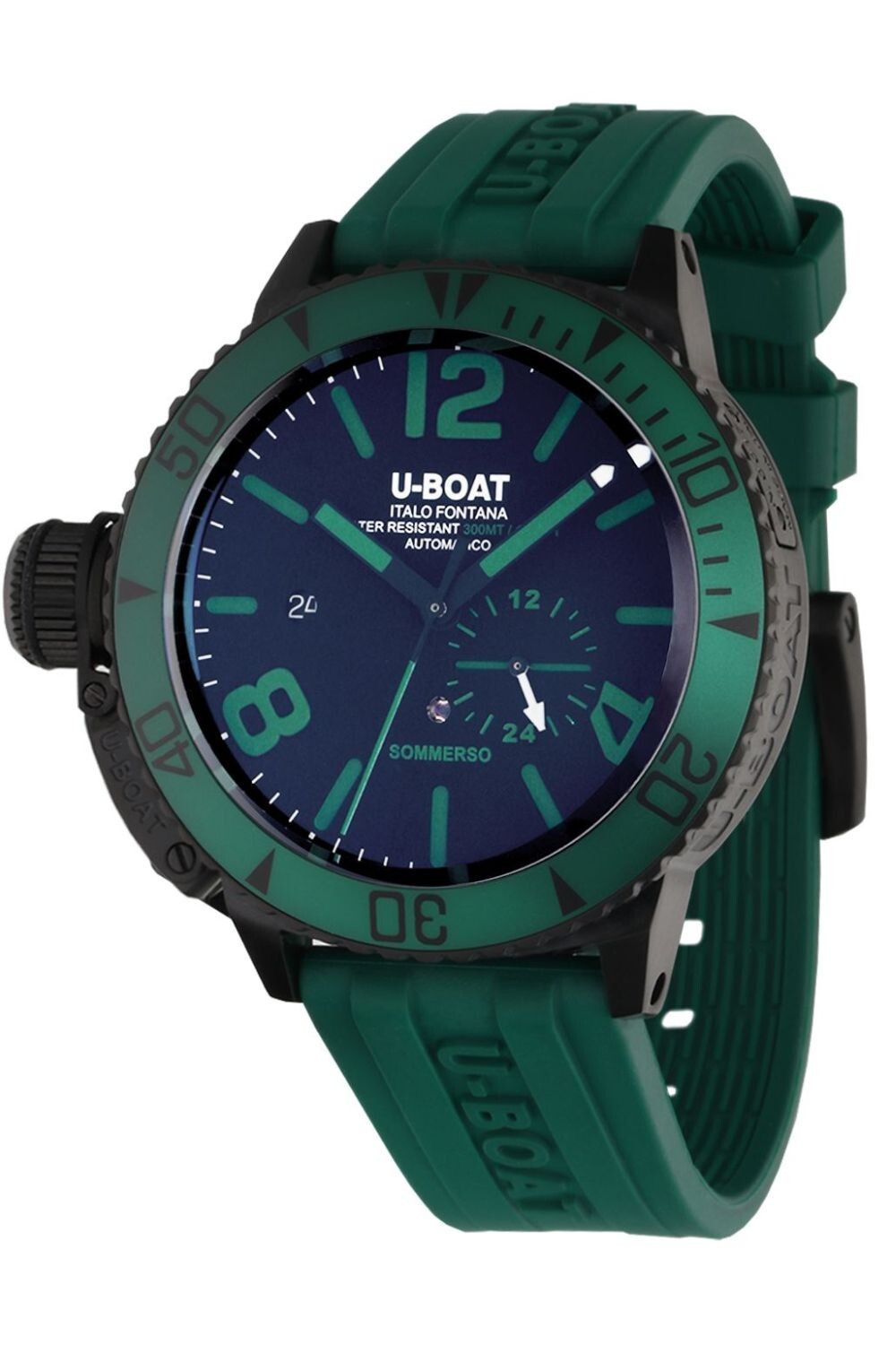 U-Boat 9667 Sommerso Green IPB Automatické hodinky Pánske hodinky 46mm 30ATM