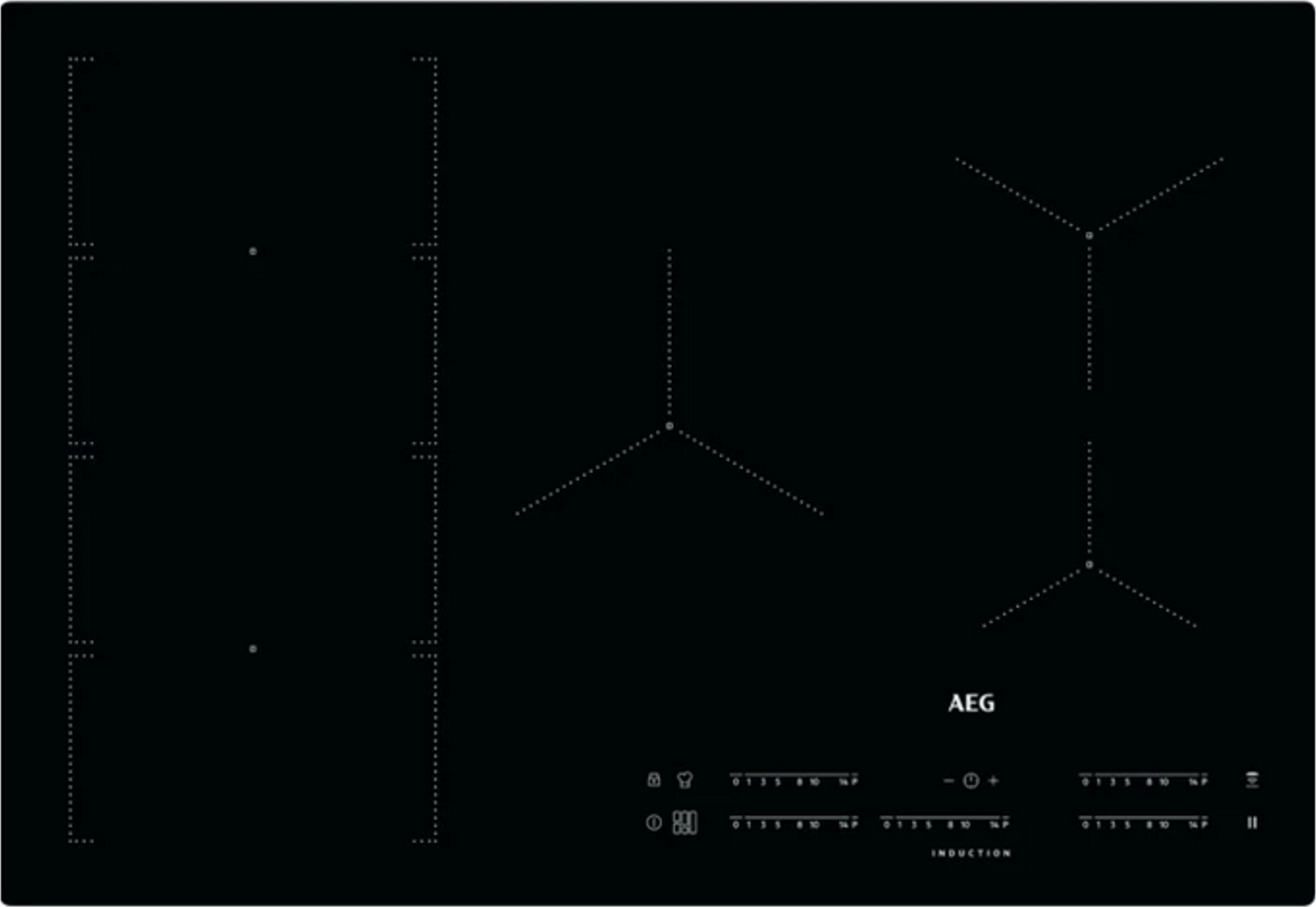 Indukčná varná doska Manolya AEG IKE85471IB