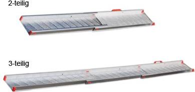 Rolko Kohlgrüber Rampe, teleskopierbar (VPE: Paar)>>>>Ausf.: 2-teilig 200 cm